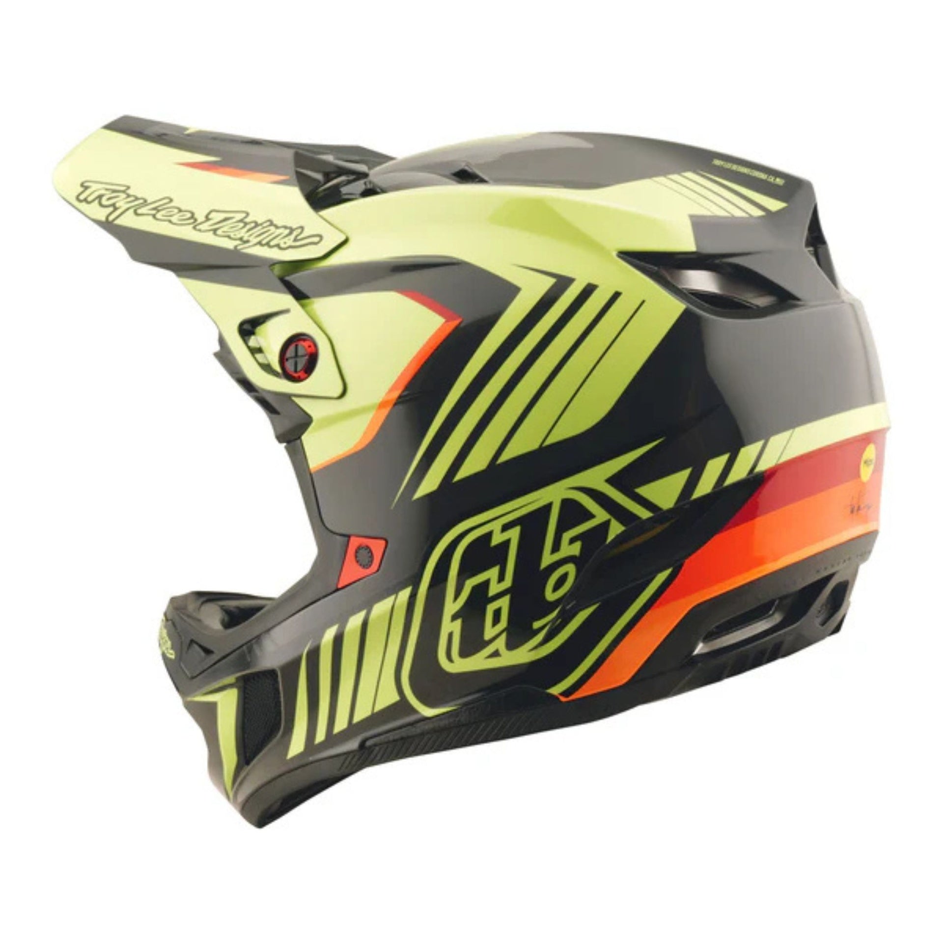 D4 Polyacrylite Helmet; Qualifer Black / Yellow